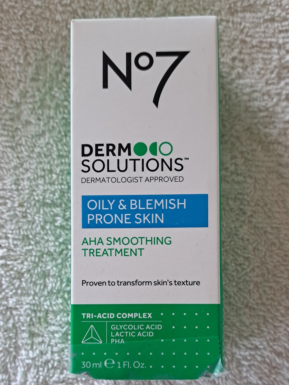 No7 Derm Solutions AHA Exfoliant & Face Toner, 1 Fl Oz